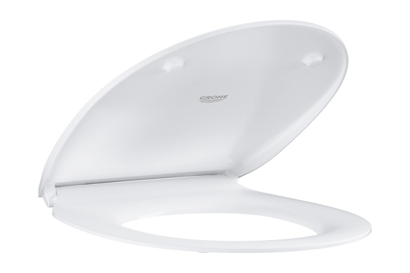 Сиденье для унитаза GROHE Bau Ceramic, с микролифтом, альпин-белый (39898000)