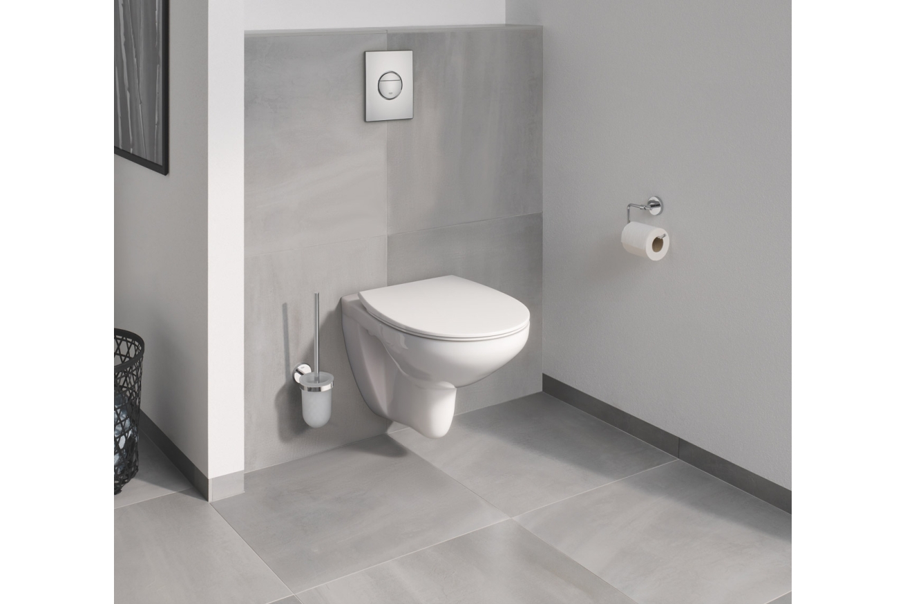 Сиденье для унитаза GROHE Bau Ceramic, с микролифтом, альпин-белый (39898000)