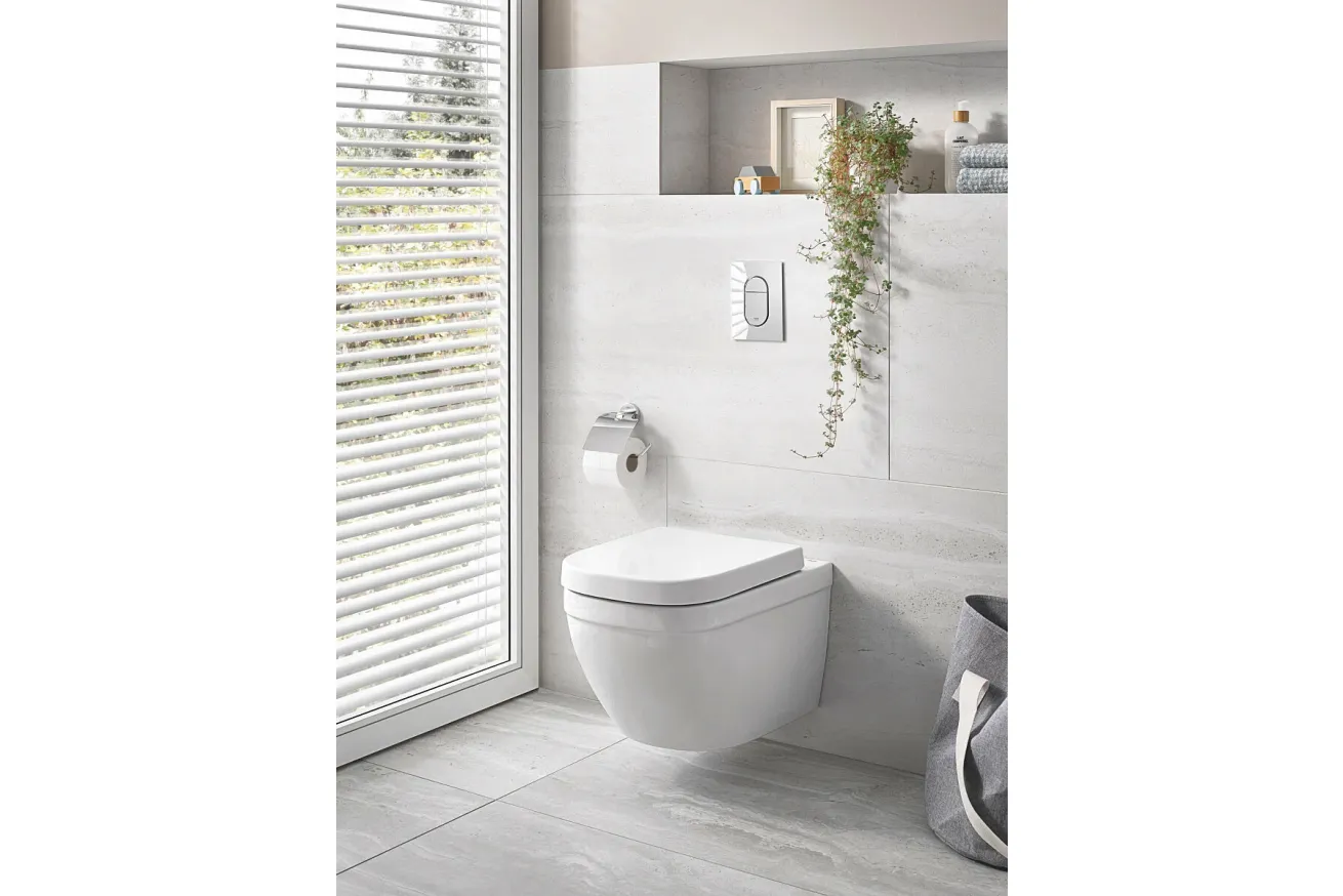 Унитаз подвесной GROHE Euro Ceramic с сиденьем, альпин-белый (39554000)
