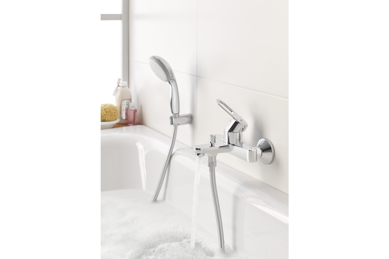 Смеситель для ванны GROHE BauLoop, хром (23603000)