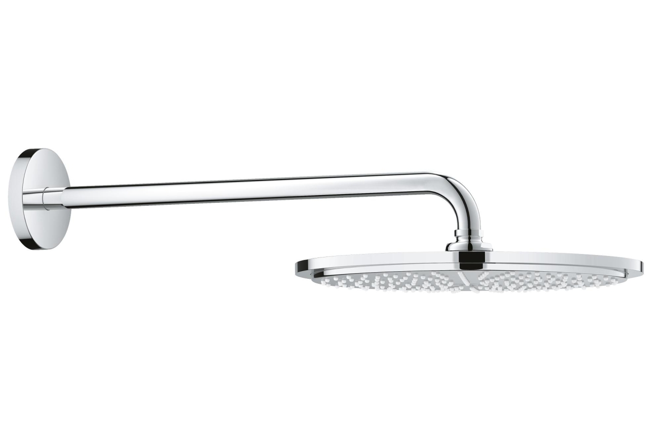 Верхний душ с душевым кронштейном 422 мм, 1 режим струи, GROHE Rainshower 310, хром, (26257000)