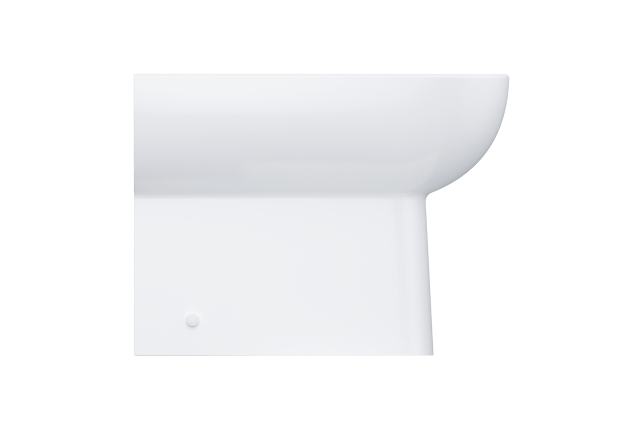 Унитаз напольный приставной безободковый GROHE Bau Edge, альпин-белый (39810000)