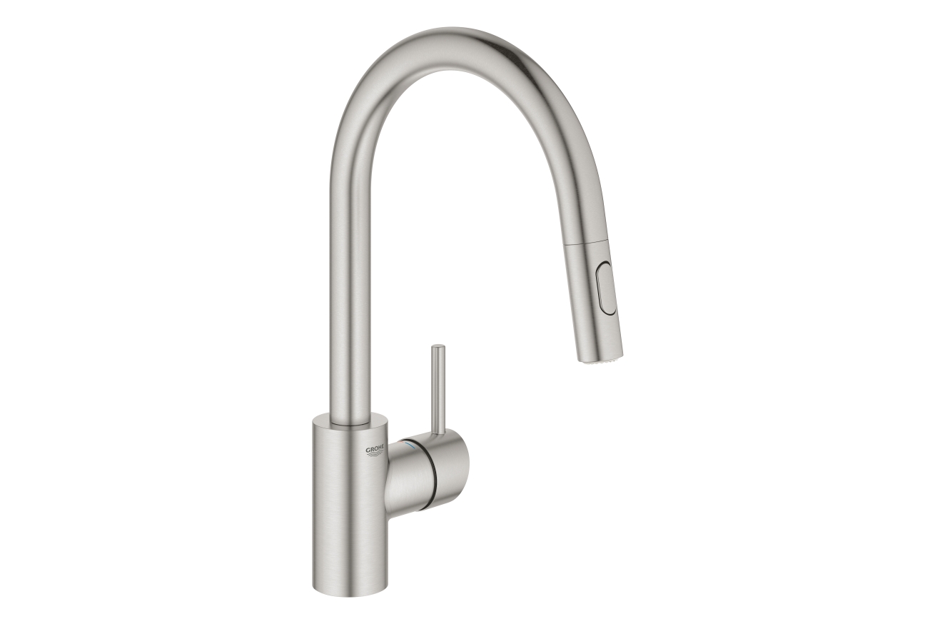 Смеситель для кухни GROHE Concetto, суперсталь (31483DC2)