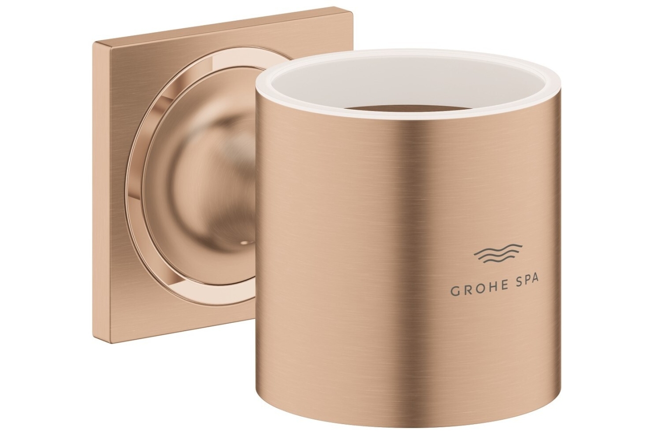 Держатель стакана и дозатора жидкого мыла GROHE Allure, теплый закат матовый  (40278DL1)