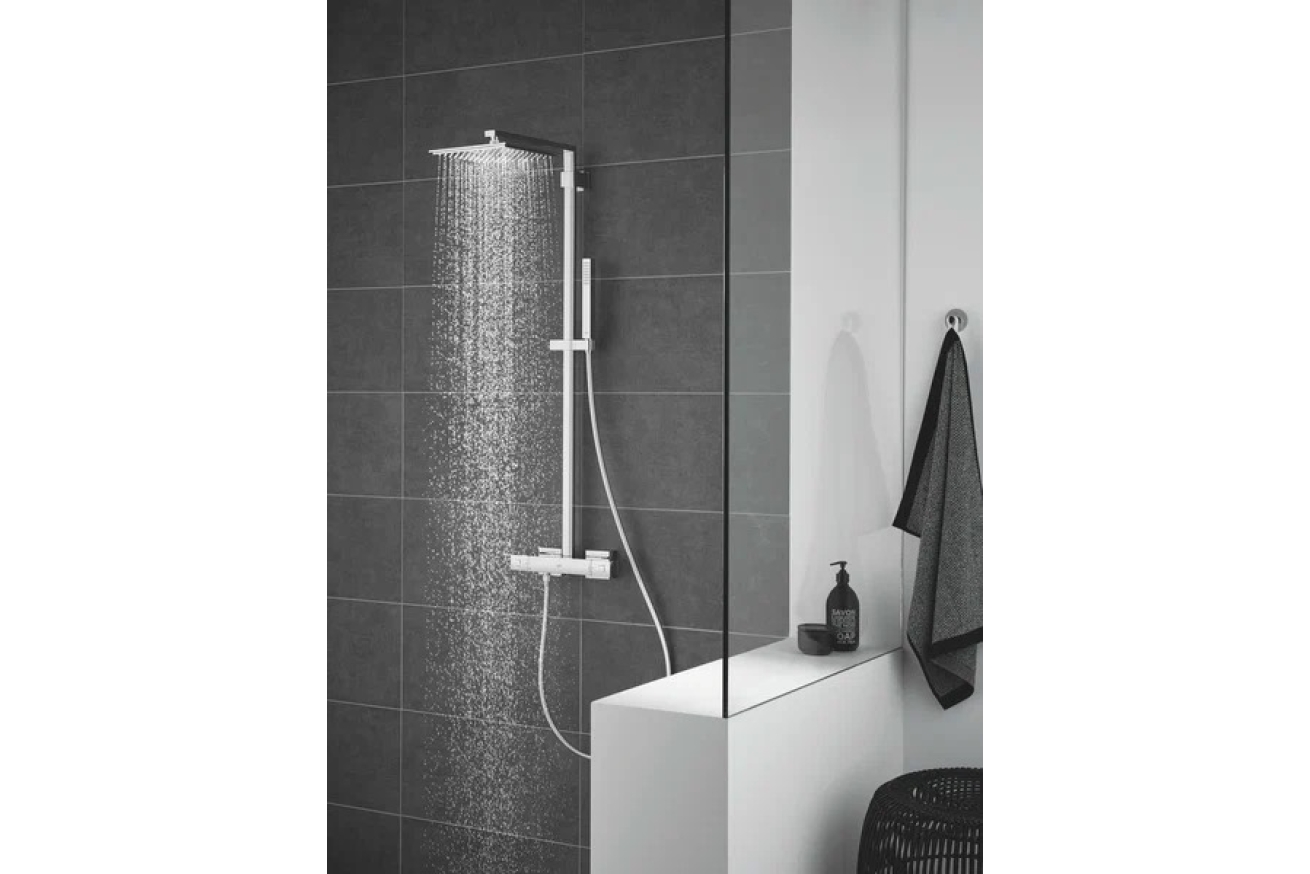 Ручной душ GROHE Euphoria Cube Stick, 9,5 л/мин, 1 режим, хром (27699000)