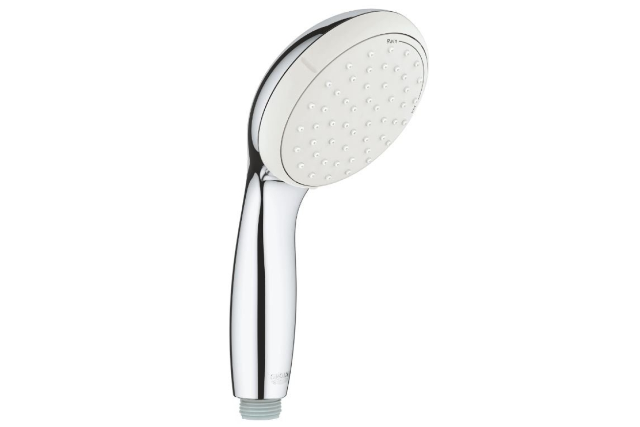 Душевой гарнитур GROHE Tempesta 100, 2 режима струи, душевая штанга 600 мм, 5,7 л/мин, хром/серый (27598001)