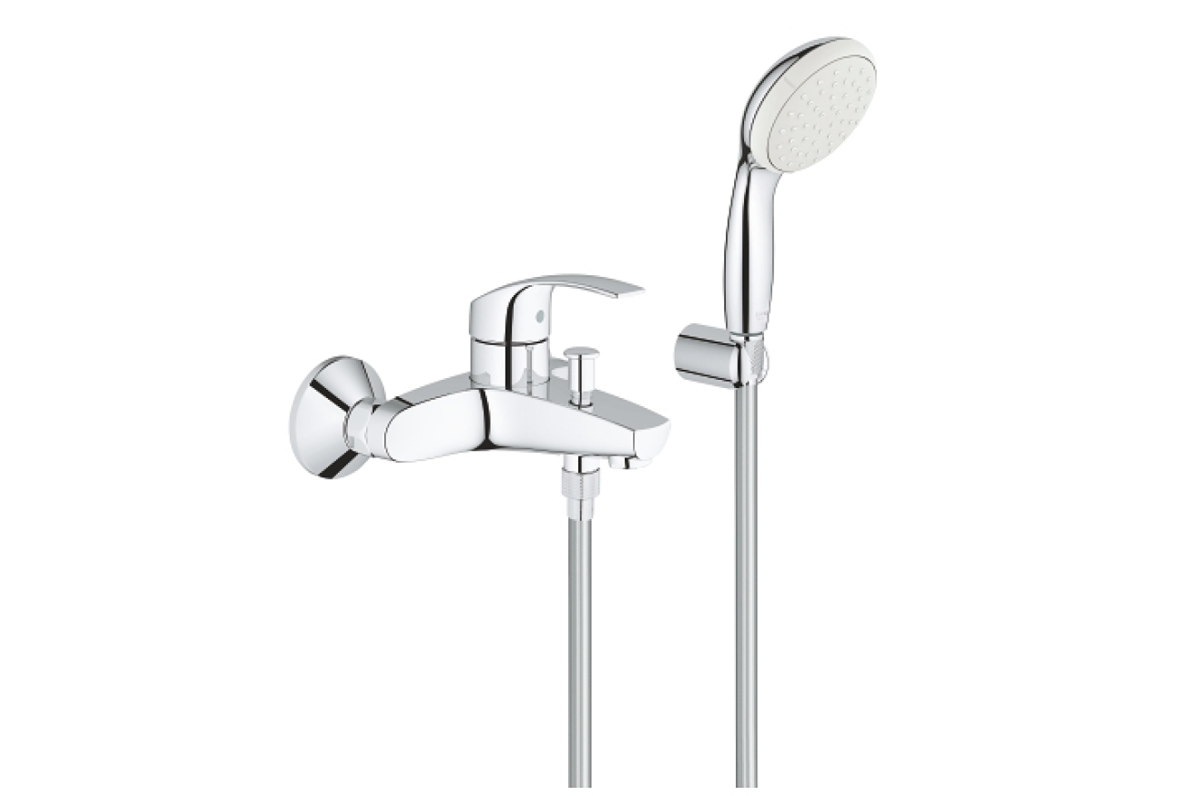 Смеситель для ванны GROHE Eurosmart, хром (3330220A)