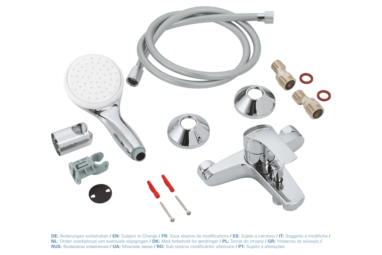Смеситель для ванны GROHE Eurosmart, хром (3330220A)