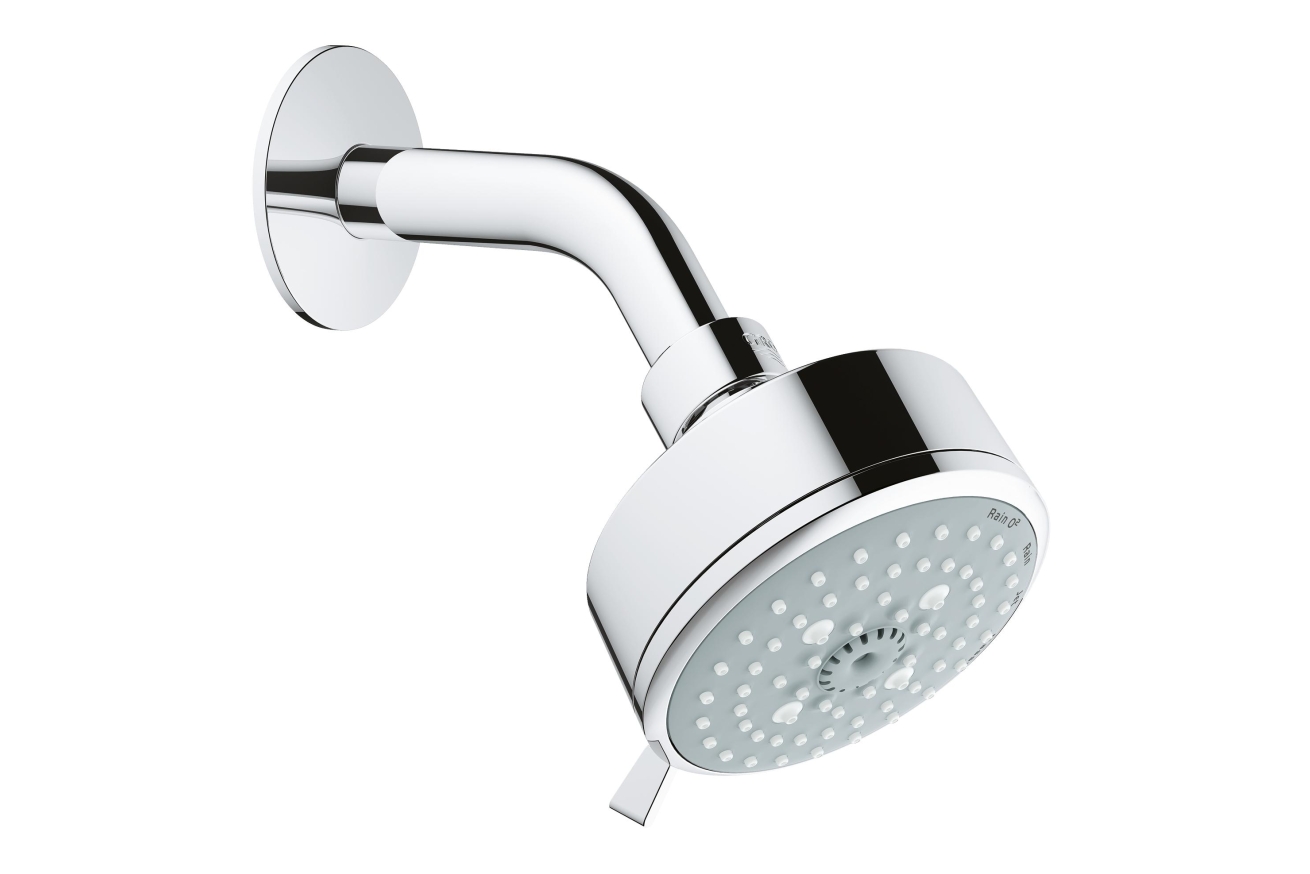 Верхний душ GROHE Tempesta Cosmopolitan 100, 9,5 л/мин, 4 режима, 97 мм, хром (27869000)