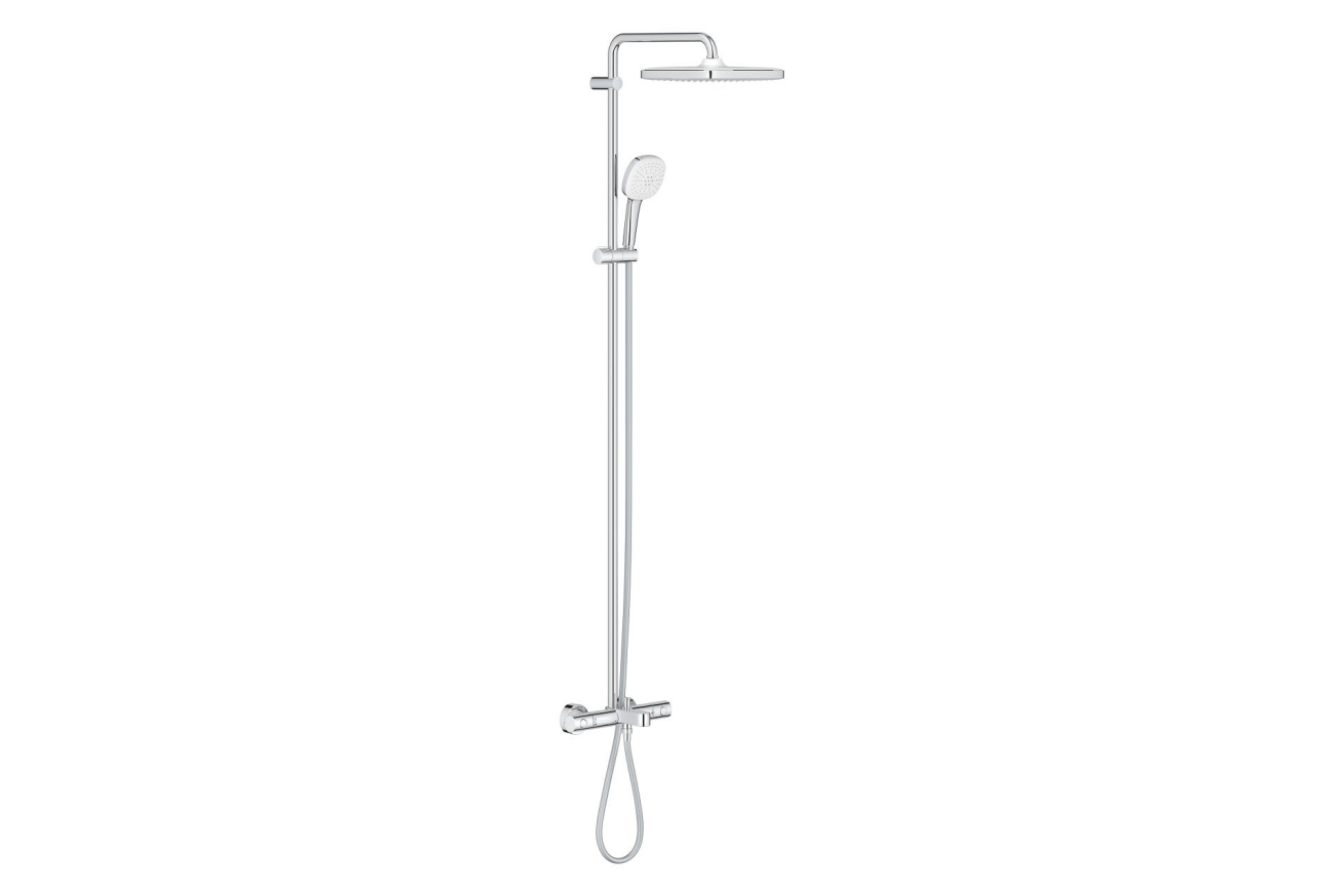 Душевая система GROHE Tempesta System 250 Cube с термостатом для ванны, хром (26691001)