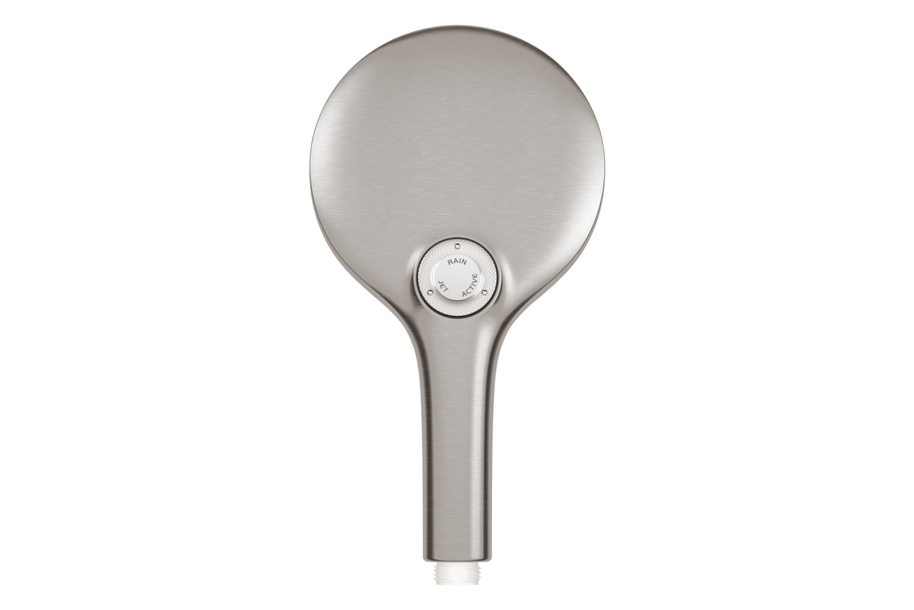 Ручной душ GROHE Rainshower SmartActive 130, 3 режима, суперсталь (26574DC0)