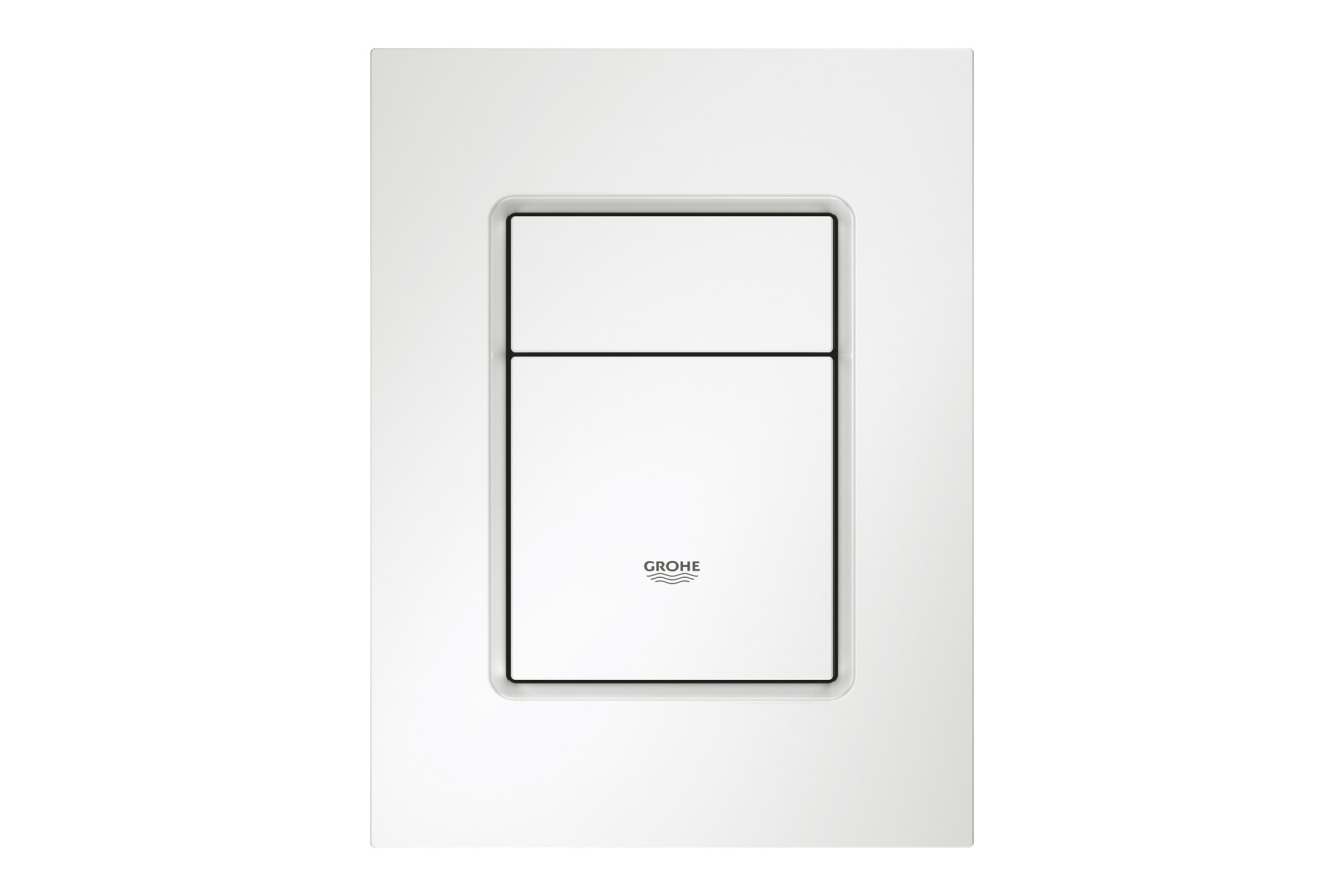 Панель смыва для унитаза GROHE Skate Cosmopolitan S, 3 режима, альпин-белый (37535SH0)