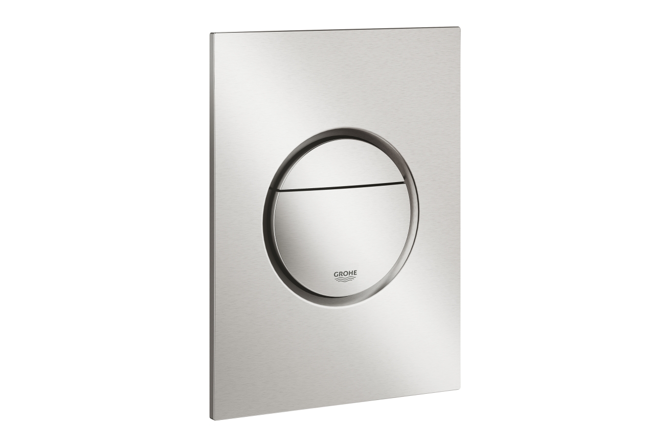 Панель смыва для унитаза GROHE Nova Cosmopolitan S, 3 режима, суперсталь (37601DC0)