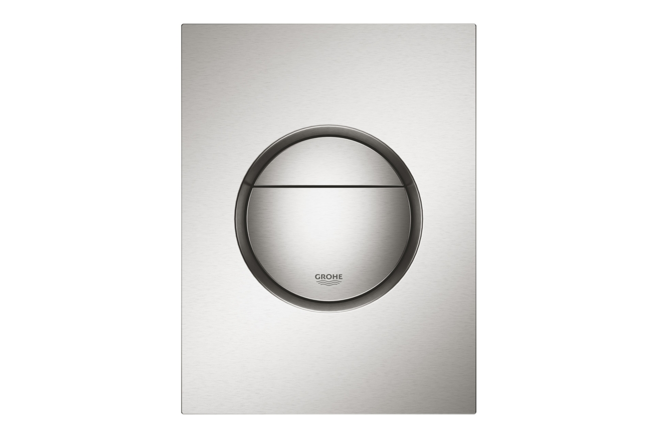 Панель смыва для унитаза GROHE Nova Cosmopolitan S, 3 режима, суперсталь (37601DC0)