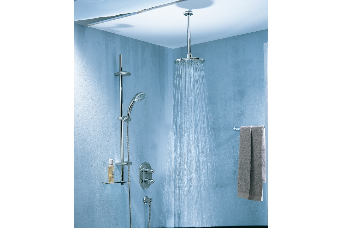 Душевой кронштейн потолочный GROHE Rainshower neutral 292 мм, хром (28497000)