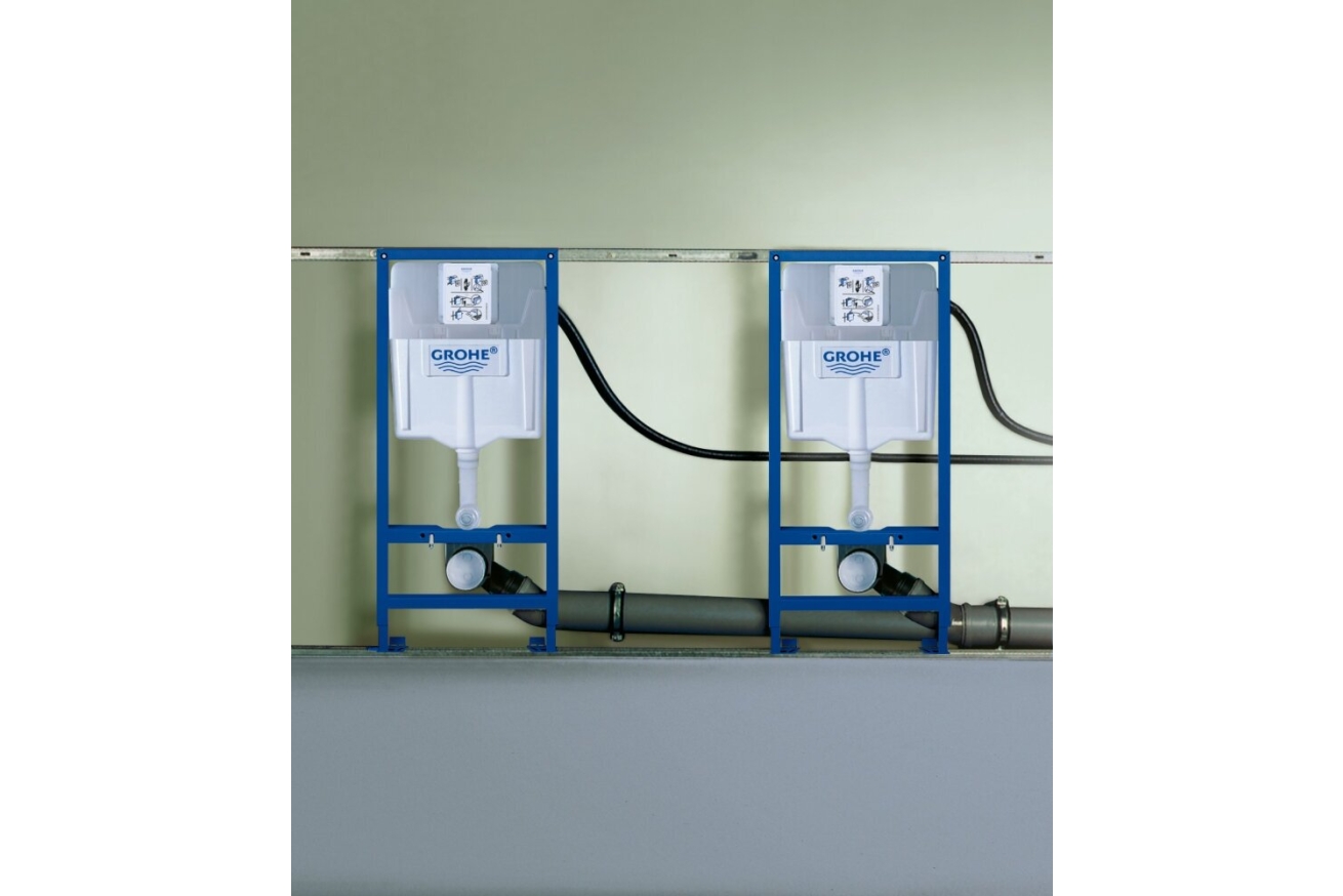 Комплект инсталляции для унитаза GROHE Rapid SL 3 в 1 с панелью смыва Skate Air, хром (38721001)