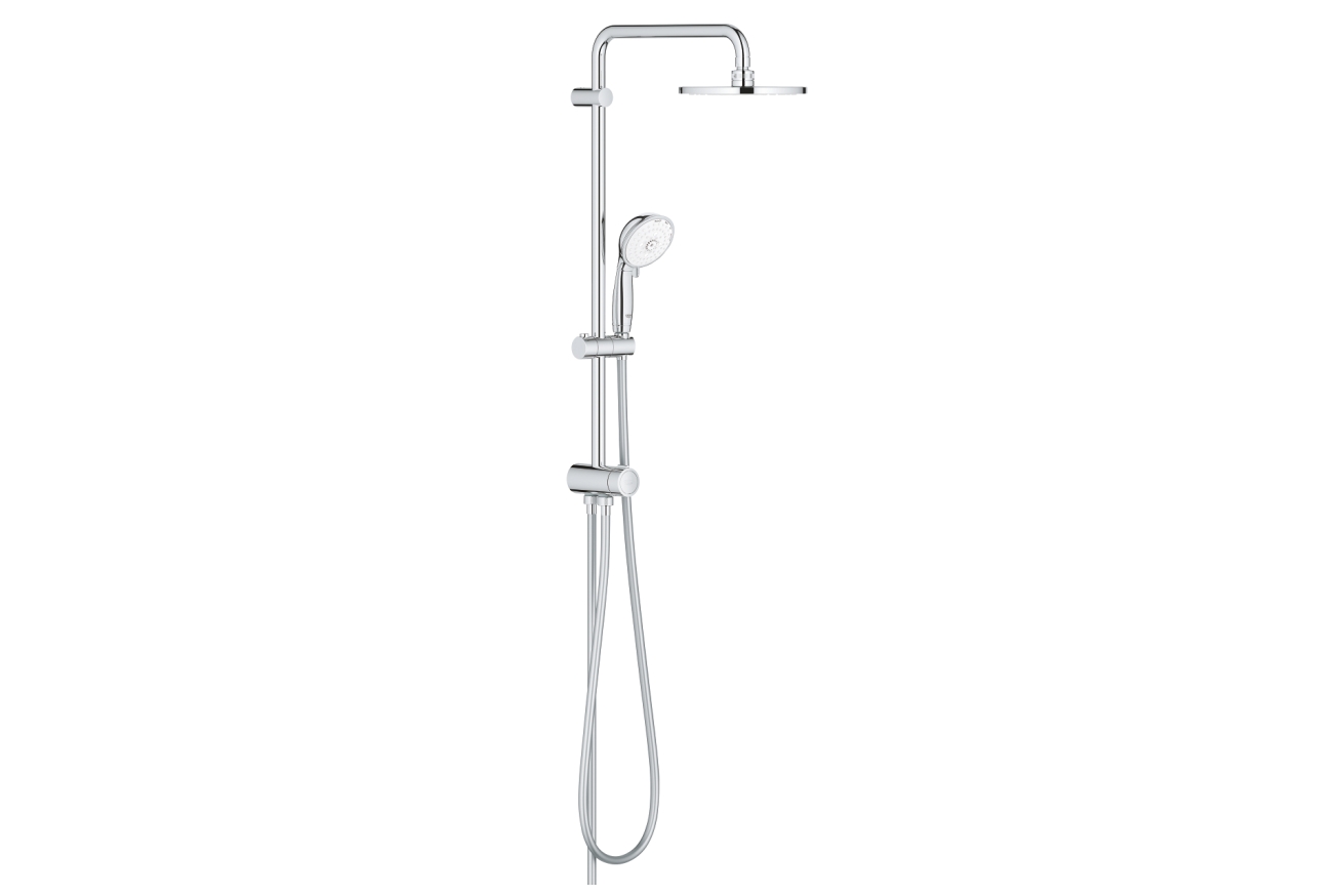 Душевая система GROHE New Tempesta Rustic 200 с переключателем потоков, хром (27399002)