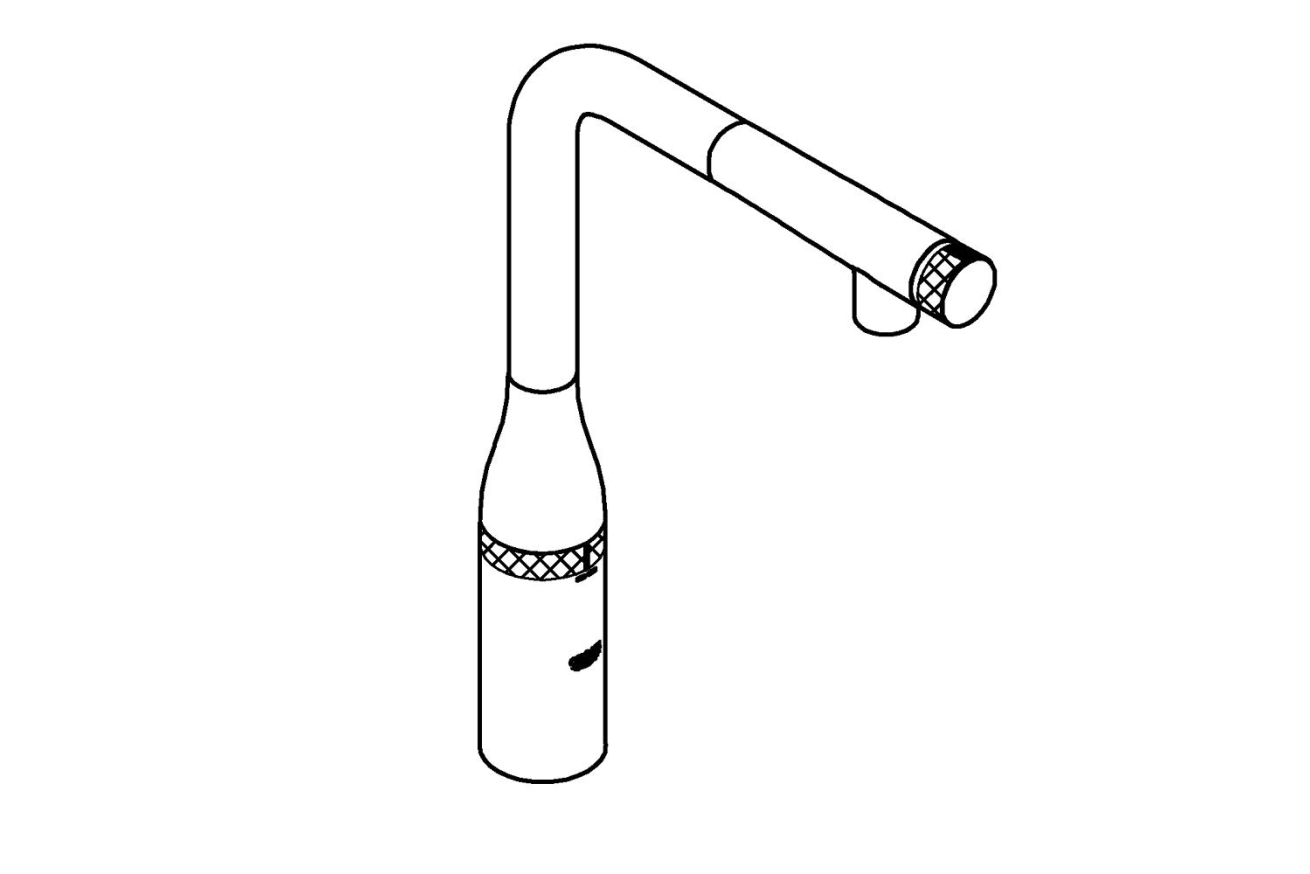 Смеситель для кухни GROHE Essence, хром (31615000)