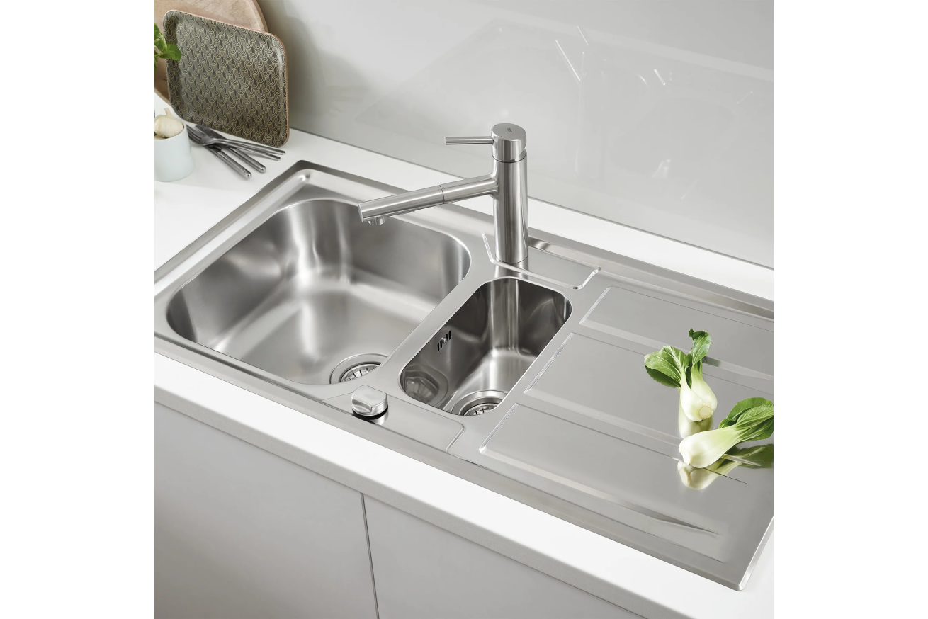 Смеситель для кухни GROHE Concetto с вытяжным душем, суперсталь (30273DC1)