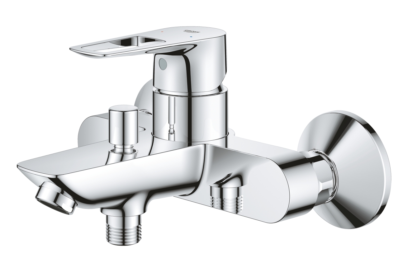 Смеситель для ванны GROHE BauLoop, хром (23602001)