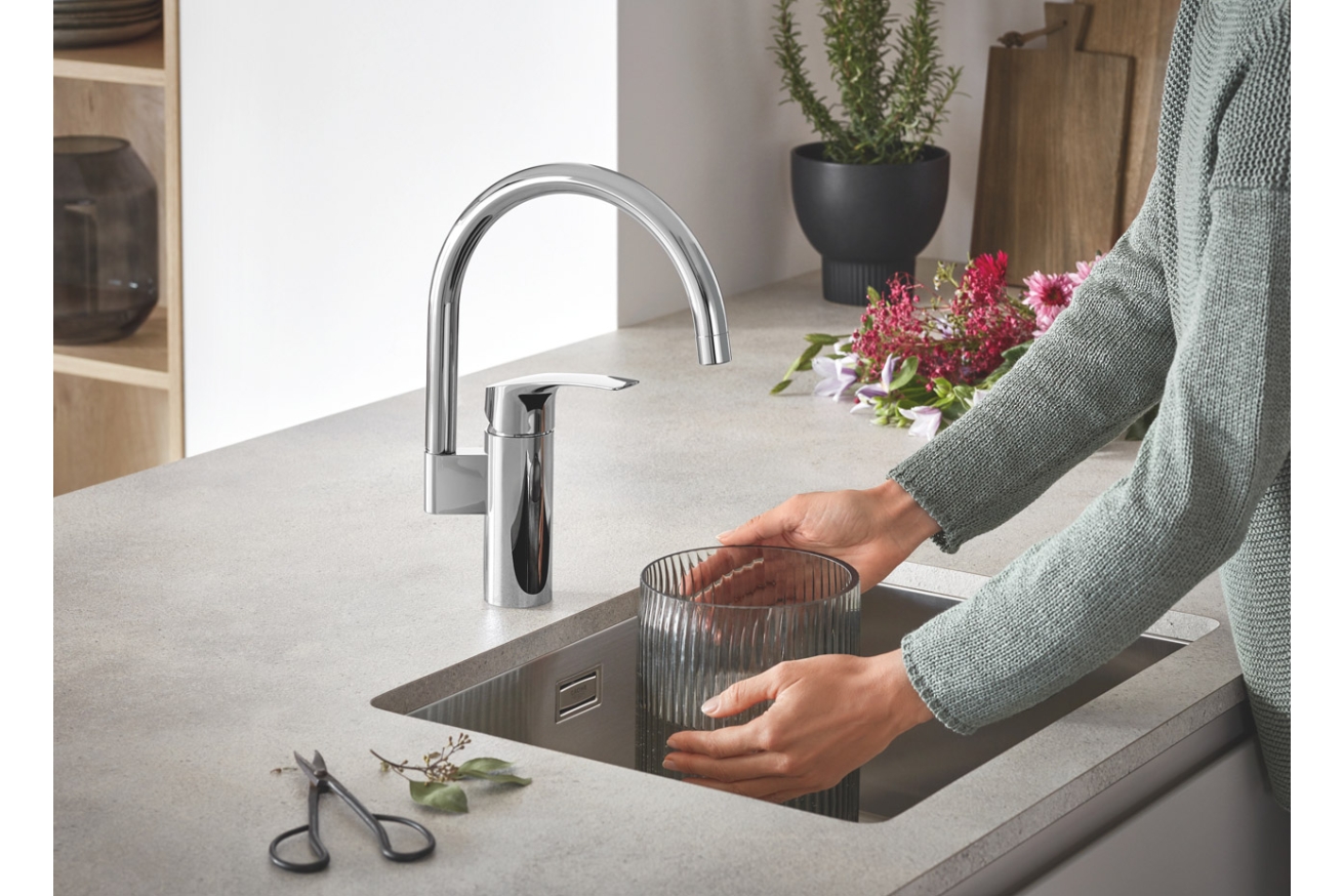 Смеситель для кухни GROHE Eurosmart, хром (33202003)
