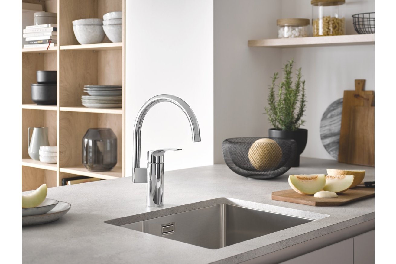Смеситель для кухни GROHE Eurosmart, хром (33202003)