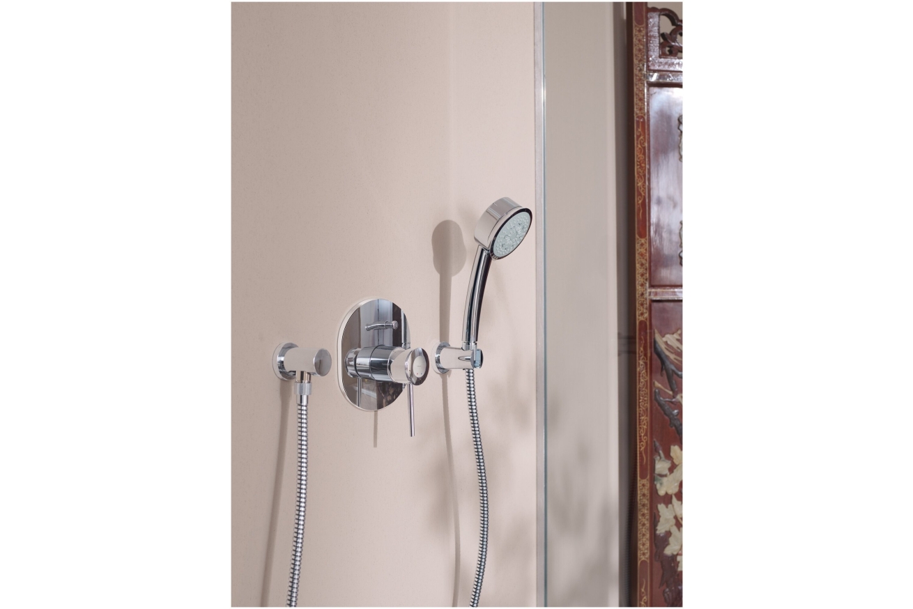 Смеситель для ванны GROHE BauClassic в комплекте с монтажной частью, хром (29047000)