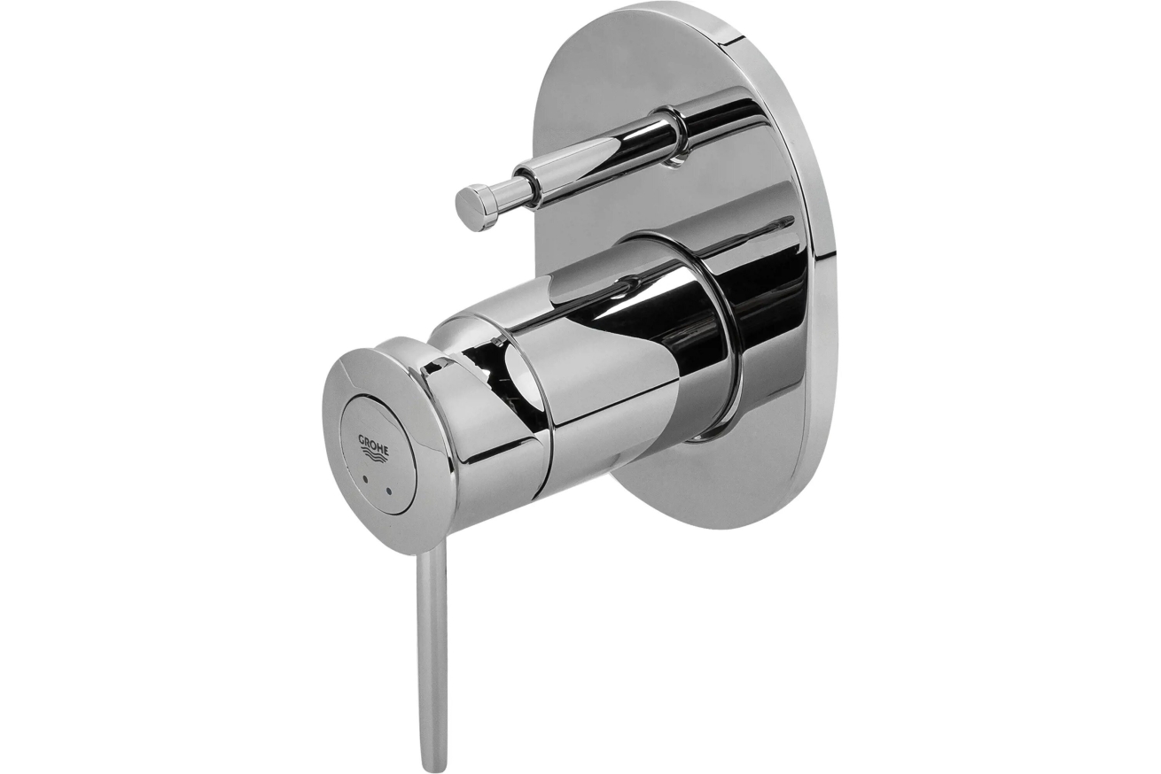 Смеситель для ванны GROHE BauClassic в комплекте с монтажной частью, хром (29047000)