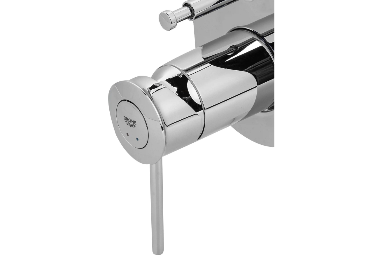 Смеситель для ванны GROHE BauClassic в комплекте с монтажной частью, хром (29047000)