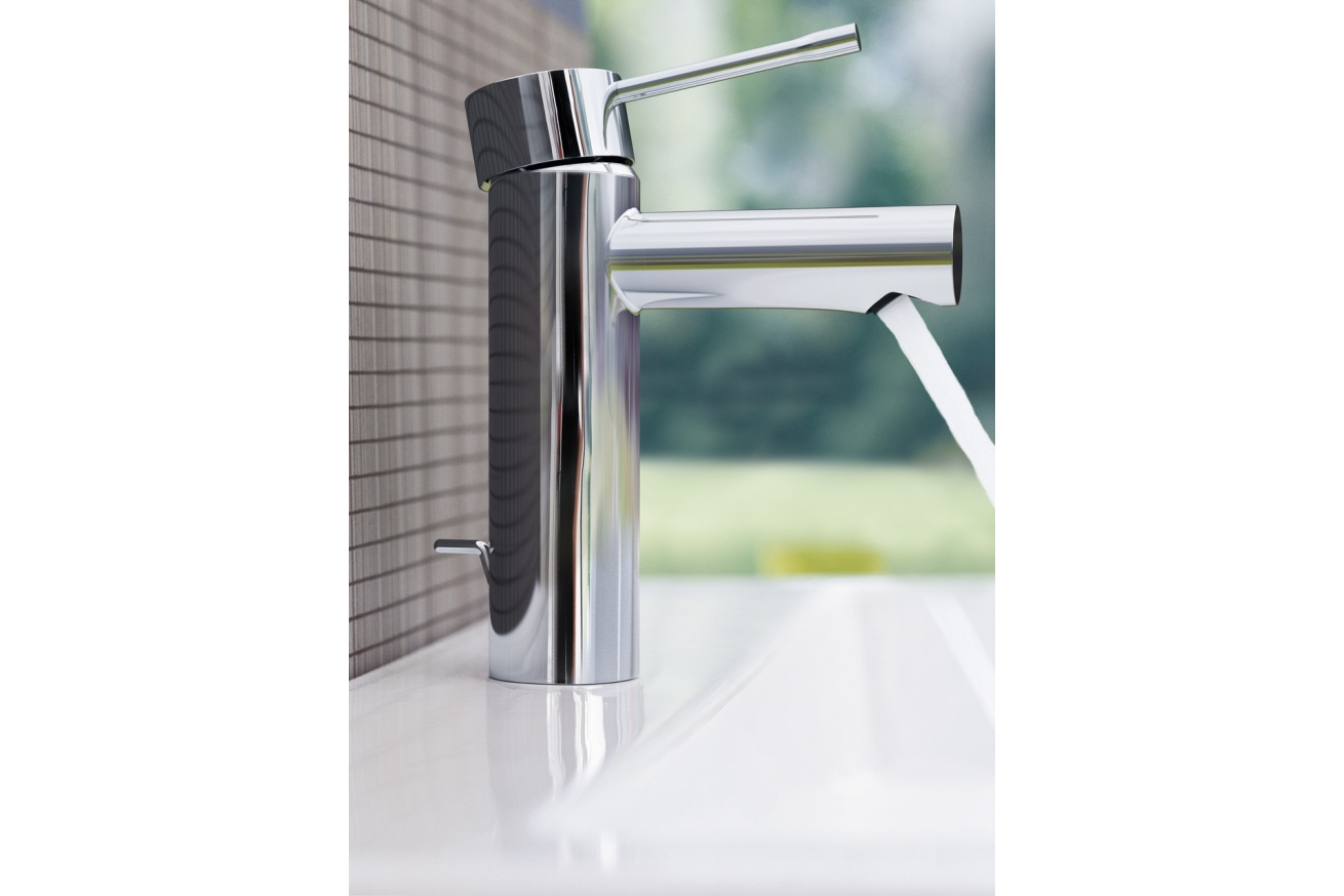 Смеситель для раковины GROHE Essence с донным клапаном, S-size, хром (32898001)