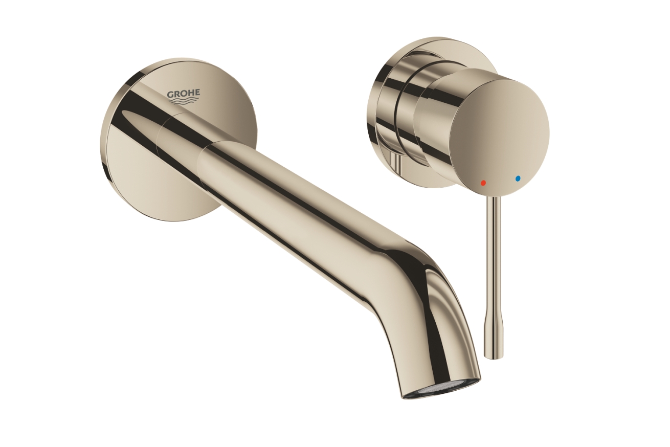 Внешняя часть смесителя для раковины GROHE Essence скрытого монтажа, на 2 отверстия, L-Size, никель глянец (29193BE1)