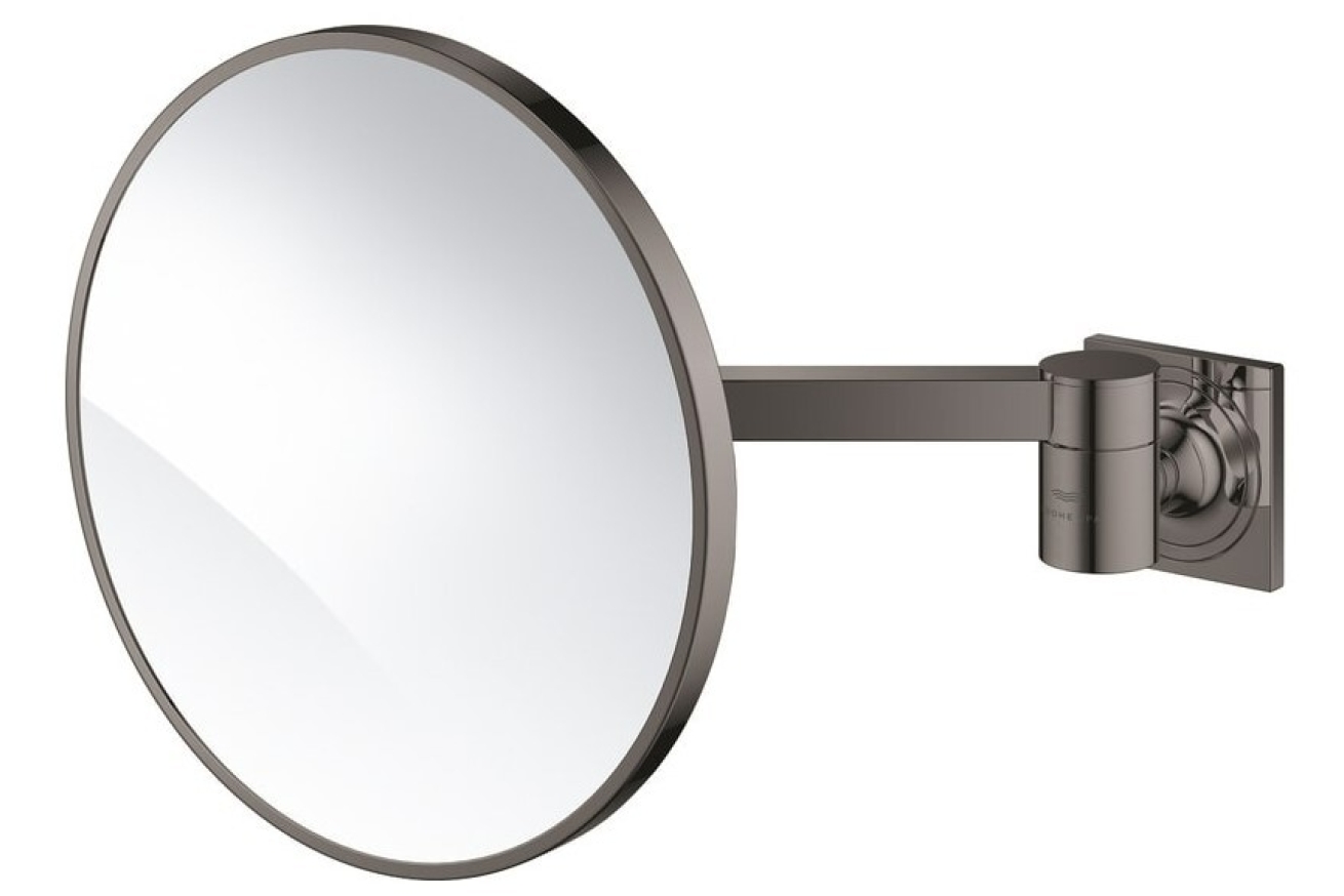 Зеркало с увеличением GROHE Allure, темный графит глянец (40967A01)