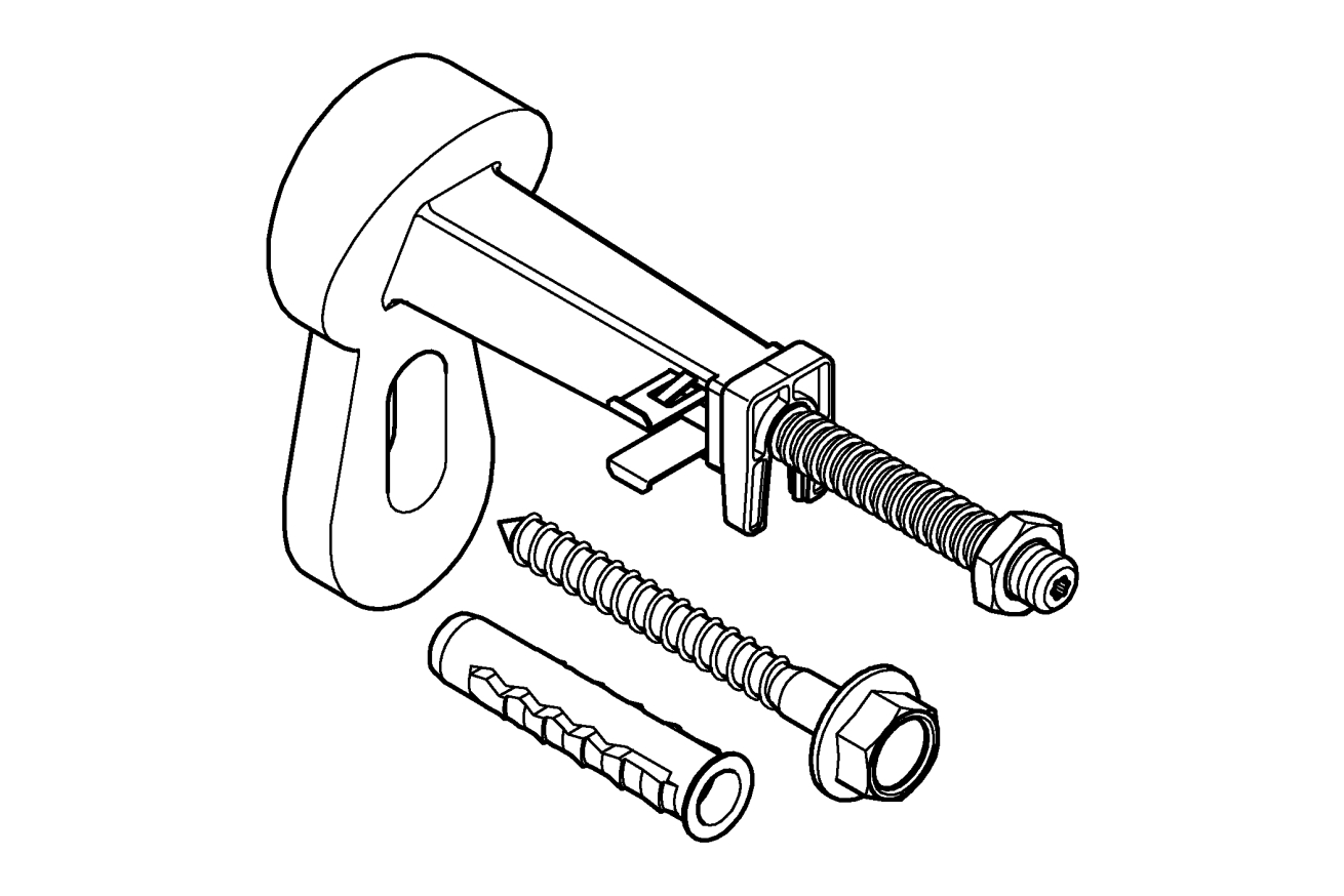 Универсальный монтажный уголок для GROHE Rapid SL (39699000)