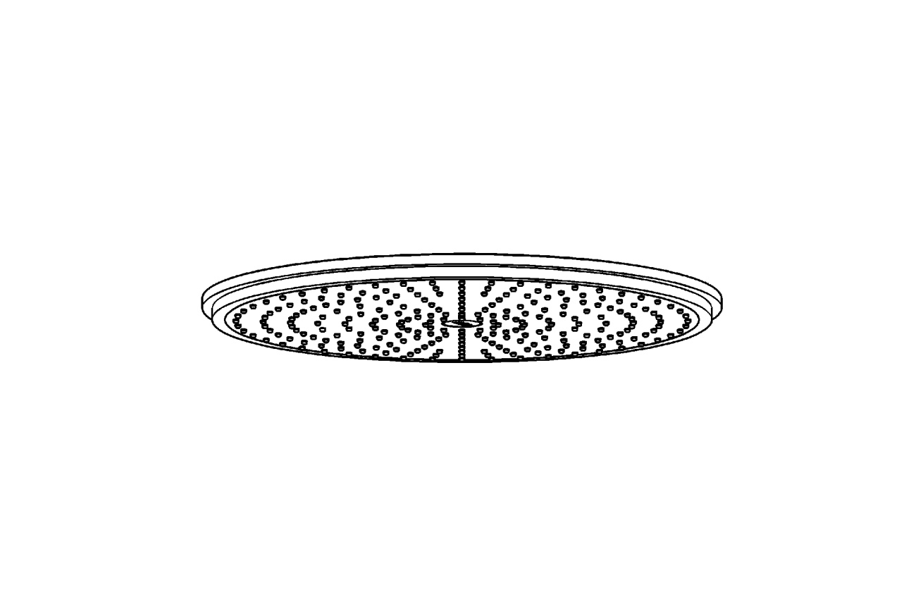 Верхний душ GROHE Rainshower Cosmopolitan 400, с одним режимом, хром (28783000)