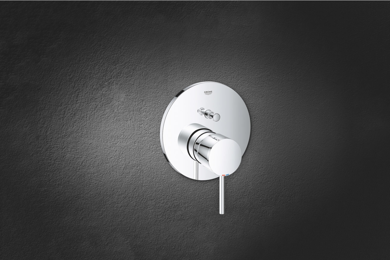 Внешняя часть смесителя для ванны GROHE Atrio на 2 потребителя, хром (24066003)