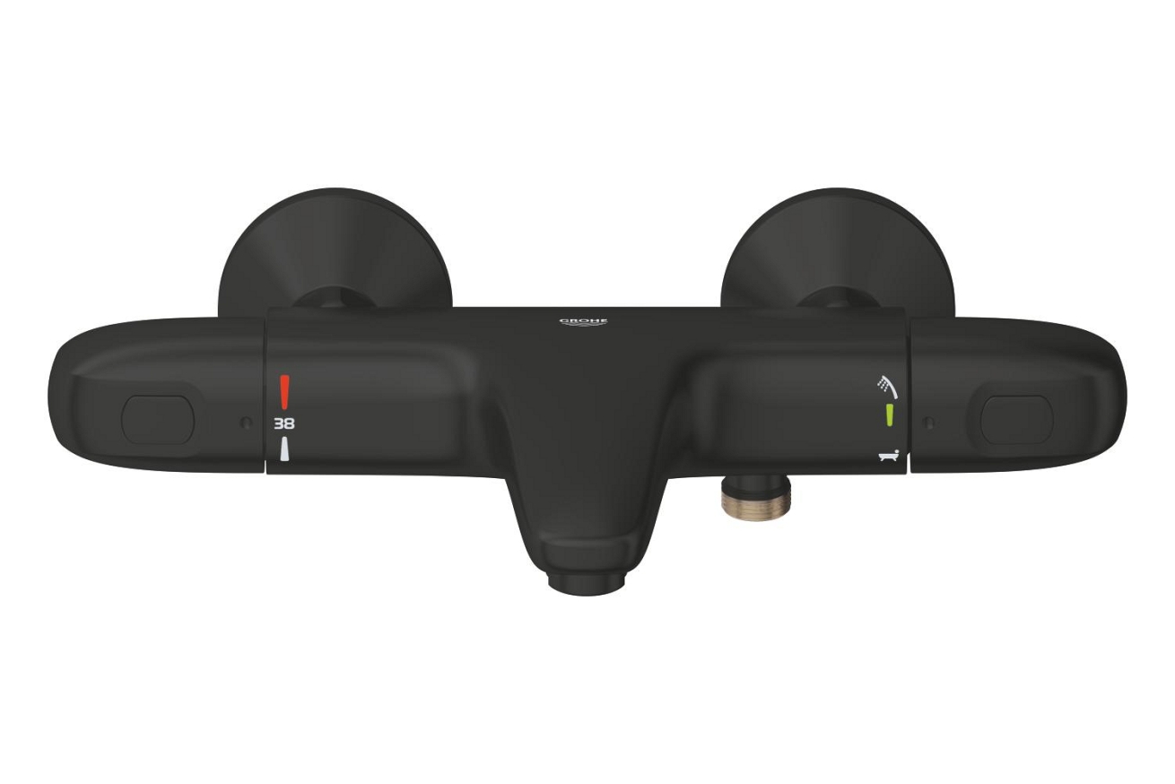 Термостат для ванны GROHE Grohtherm 1000, матовый черный (348162433)