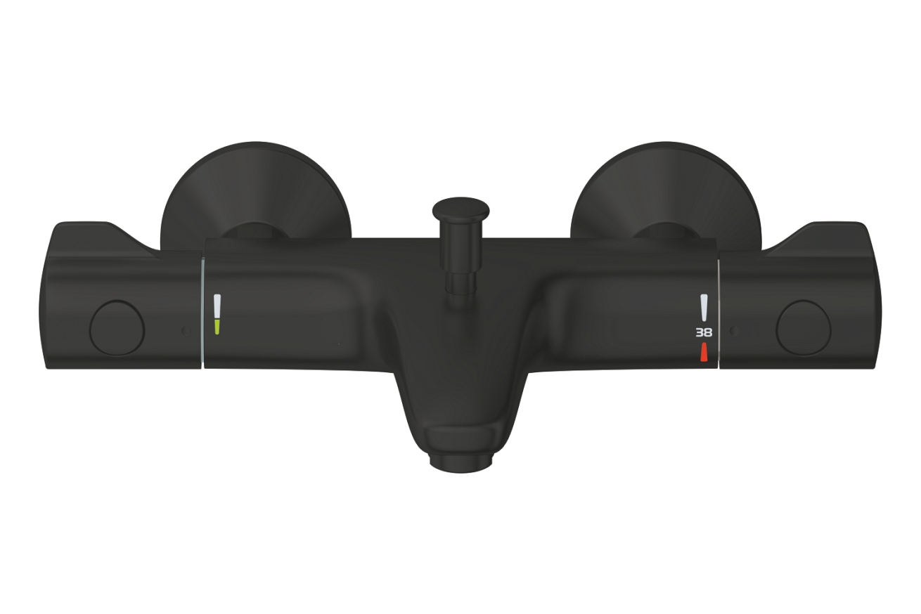 Термостат для ванны GROHE Grohtherm 800, матовый черный (1022032430)