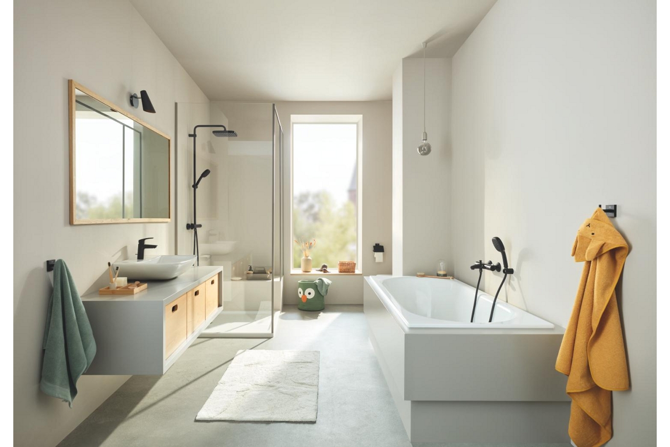 Термостат для ванны GROHE Grohtherm 800, матовый черный (1022032430)