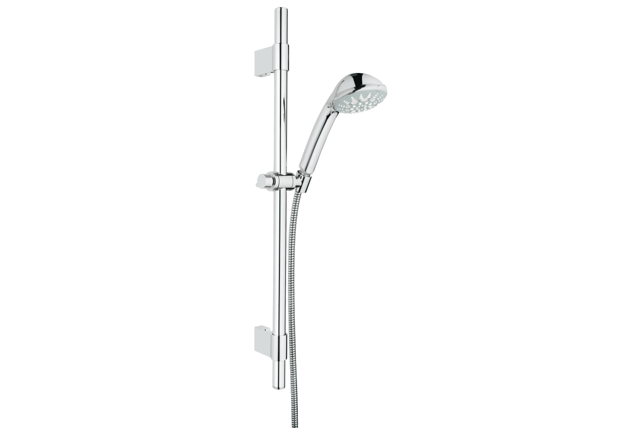 Душевой гарнитур GROHE Relexa Five 100, 5 режимов струи, душевая штанга 600 мм, 7,5 л/мин, хром (28964001)