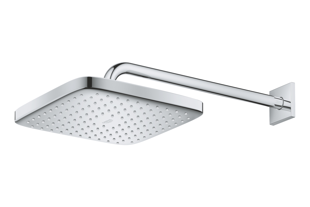 Верхний душ GROHE Tempesta Cube 250, 9,5 л/мин, 1 режим, 380 мм, хром (26682000)