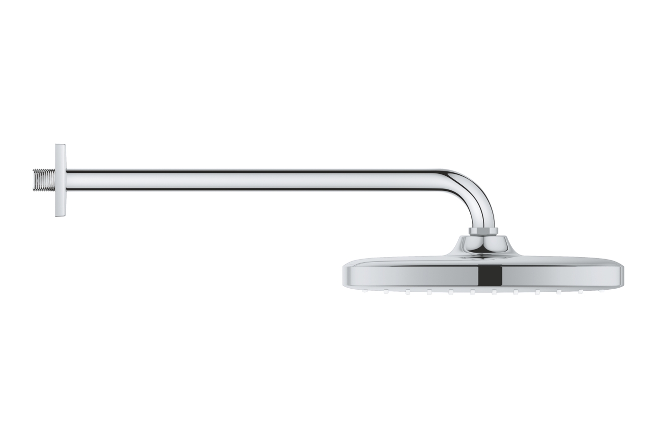 Верхний душ GROHE Tempesta Cube 250, 9,5 л/мин, 1 режим, 380 мм, хром (26682000)