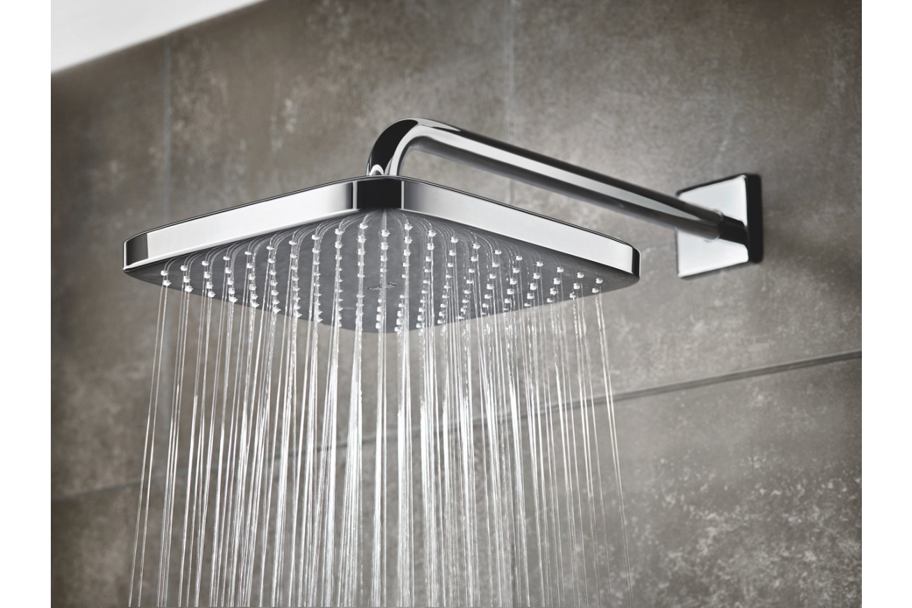 Верхний душ GROHE Tempesta Cube 250, 9,5 л/мин, 1 режим, 380 мм, хром (26682000)