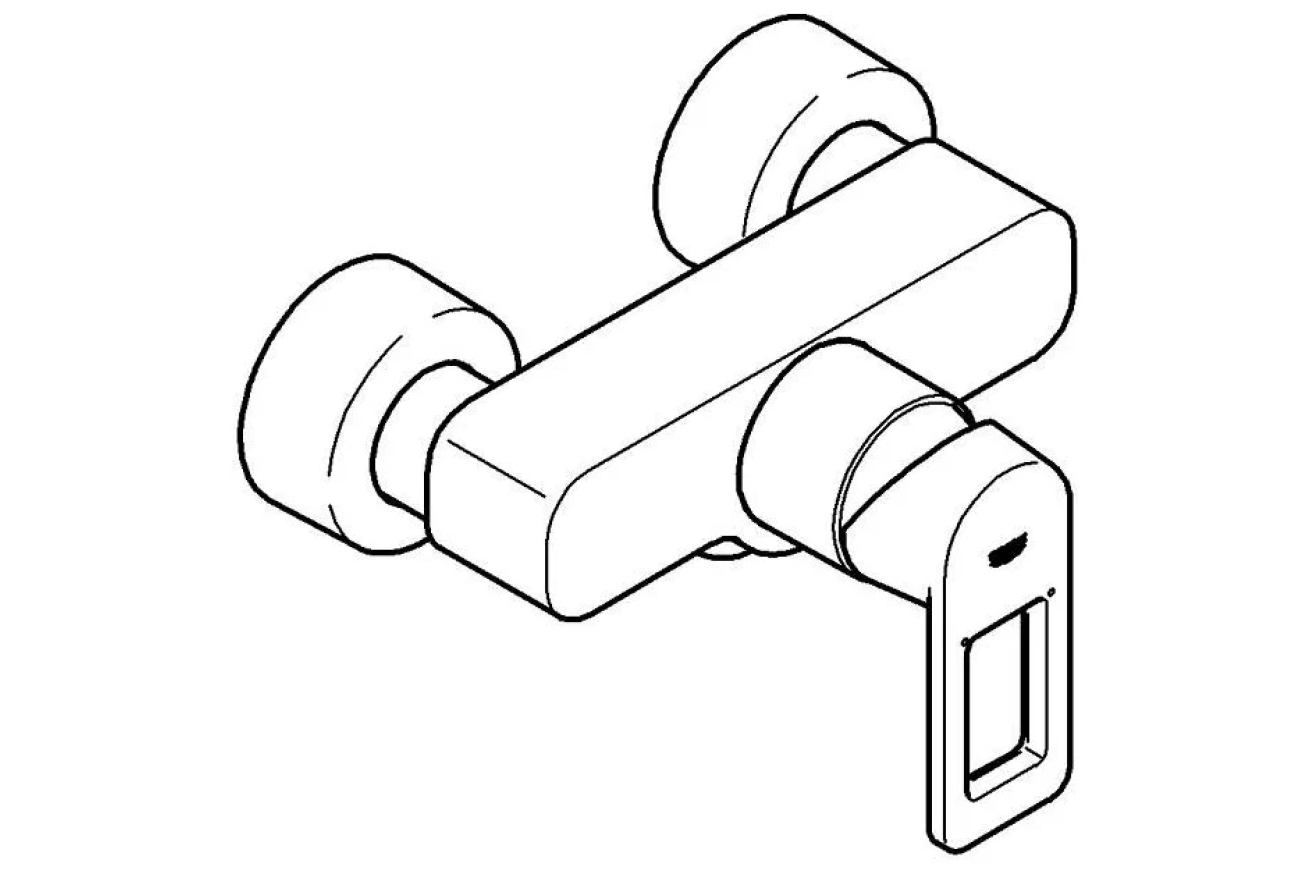 Смеситель для душа GROHE Quadra, хром (32637000)