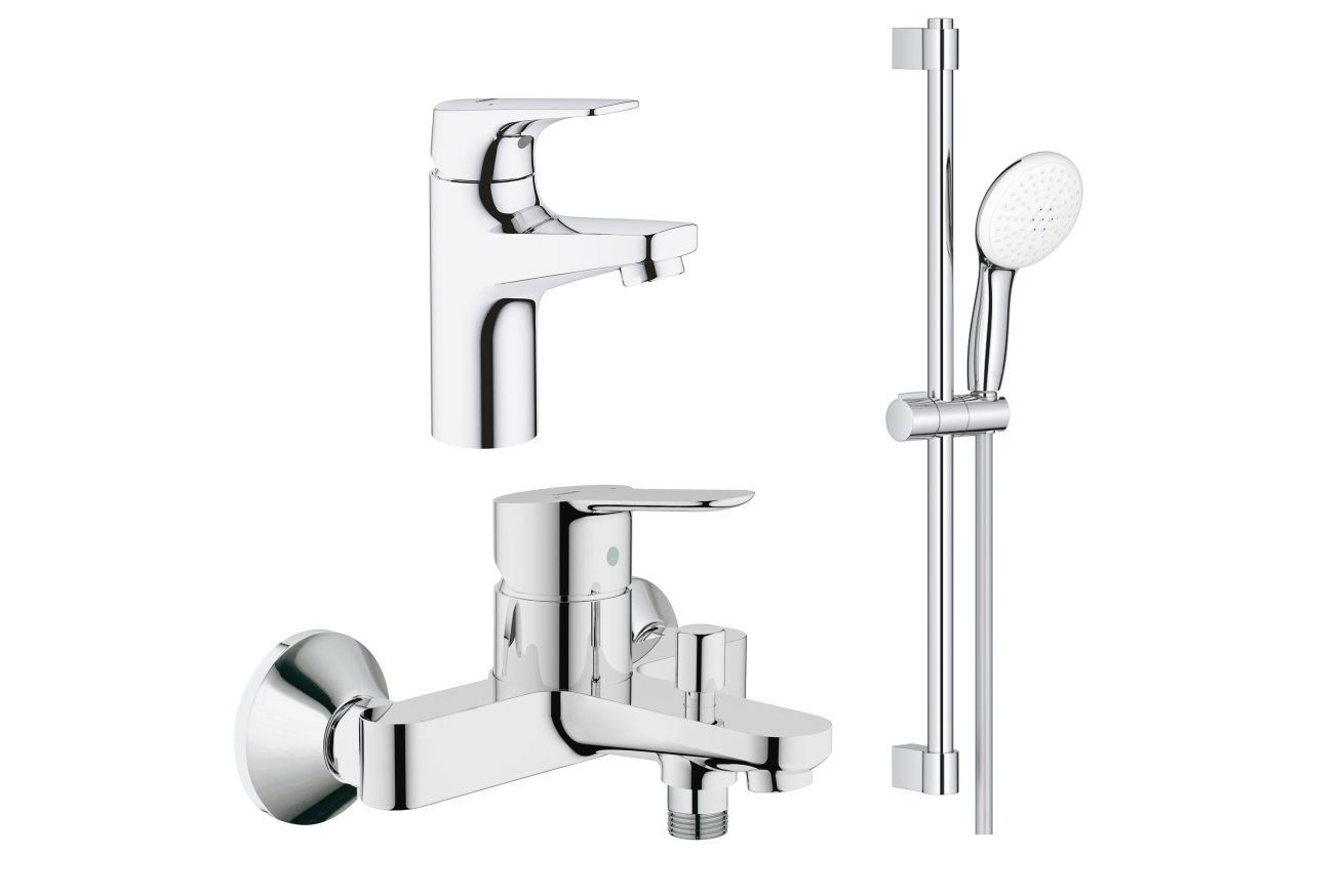 Готовый комплект для ванной комнаты GROHE BauEdge (NB0048)