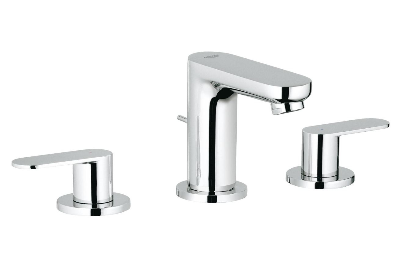 Смеситель для раковины GROHE Eurosmart Cosmopolitan на 3 отверстия, S-size, хром (20187000)