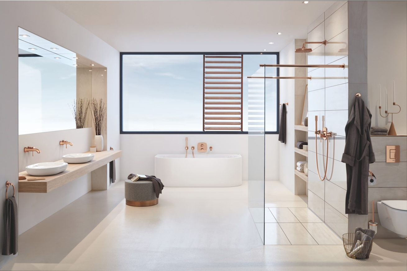 Излив для ванны GROHE Grandera, теплый закат глянец (13341DA0)