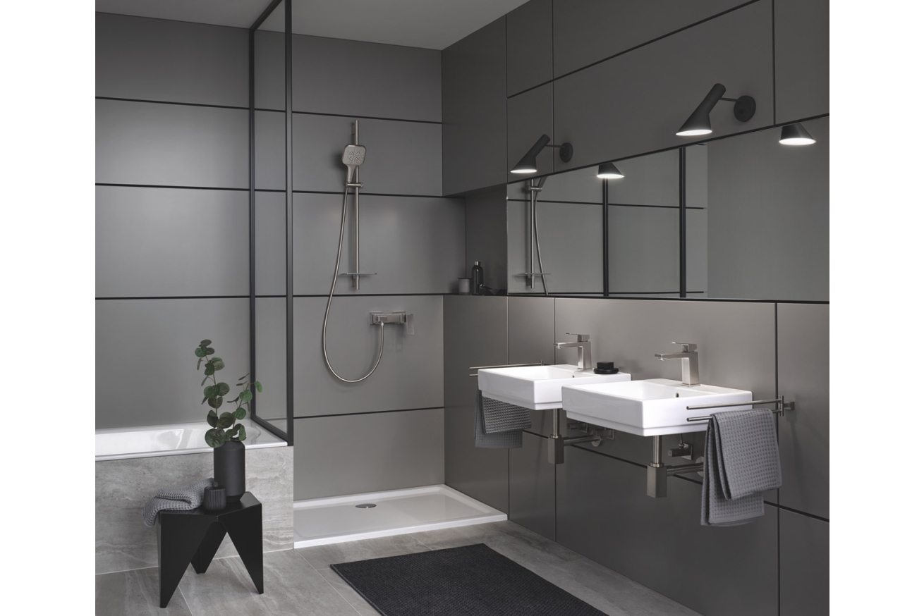 Ручной душ GROHE Rainshower SmartActive 130 Cube, 3 режима, суперсталь (26582DC0)