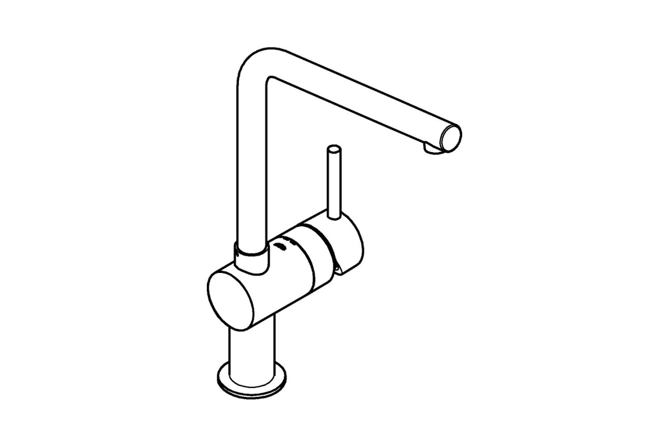 Смеситель для кухни GROHE Minta, хром (31375000)