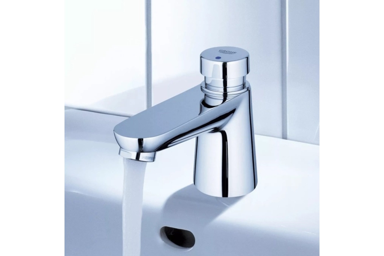 Кран для раковины GROHE Euroeco Cosmopolitan T автоматический, без функции смешивания, хром (36265000)
