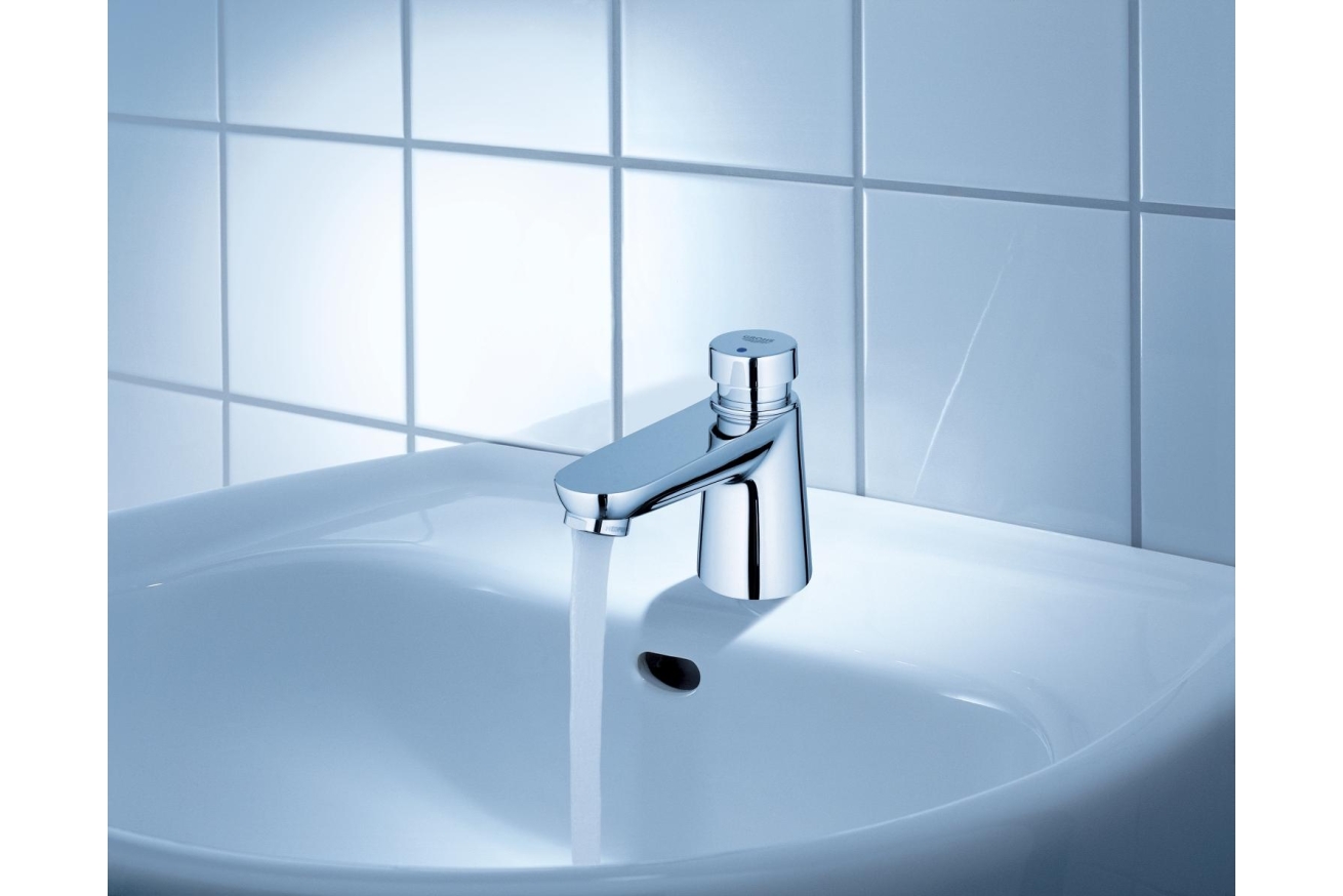 Кран для раковины GROHE Euroeco Cosmopolitan T автоматический, без функции смешивания, хром (36265000)